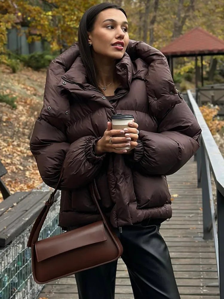 Chaqueta acolchada con capucha Janine