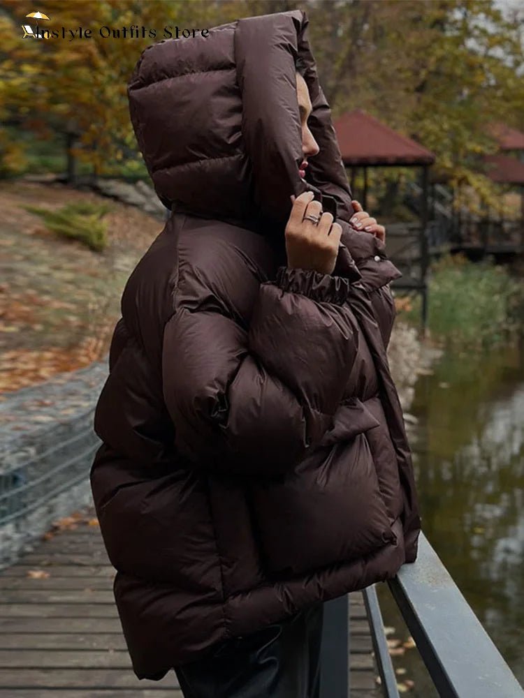 Chaqueta acolchada con capucha Janine