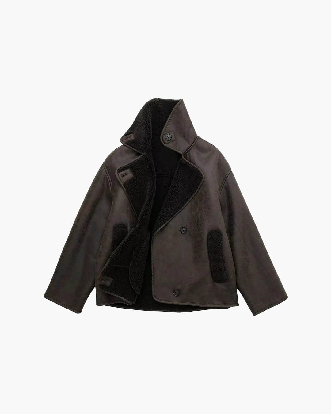 Chaqueta de piel sintética