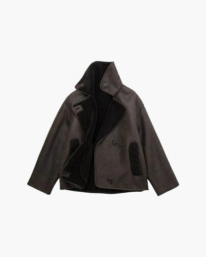 Chaqueta de piel sintética