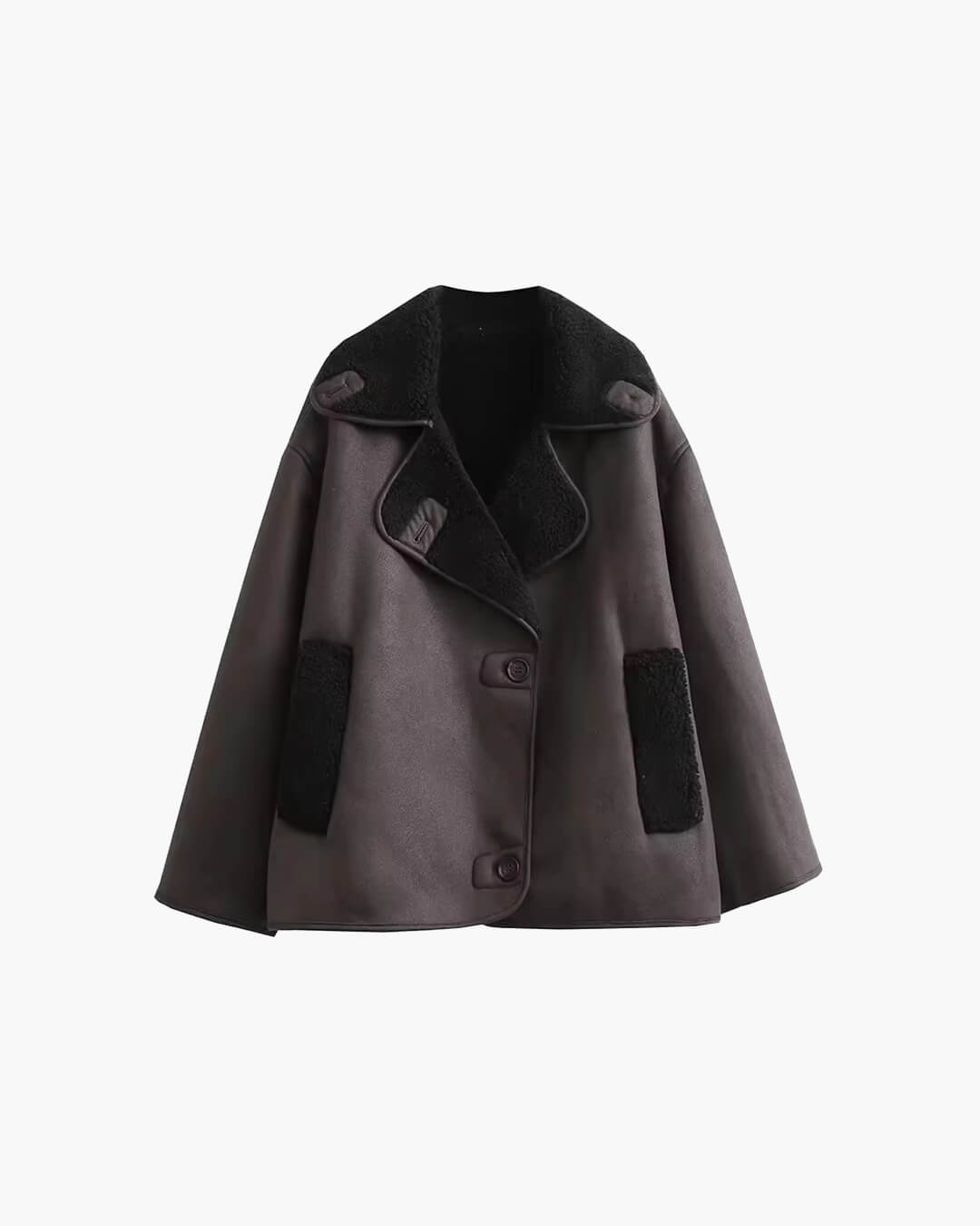 Chaqueta de piel sintética