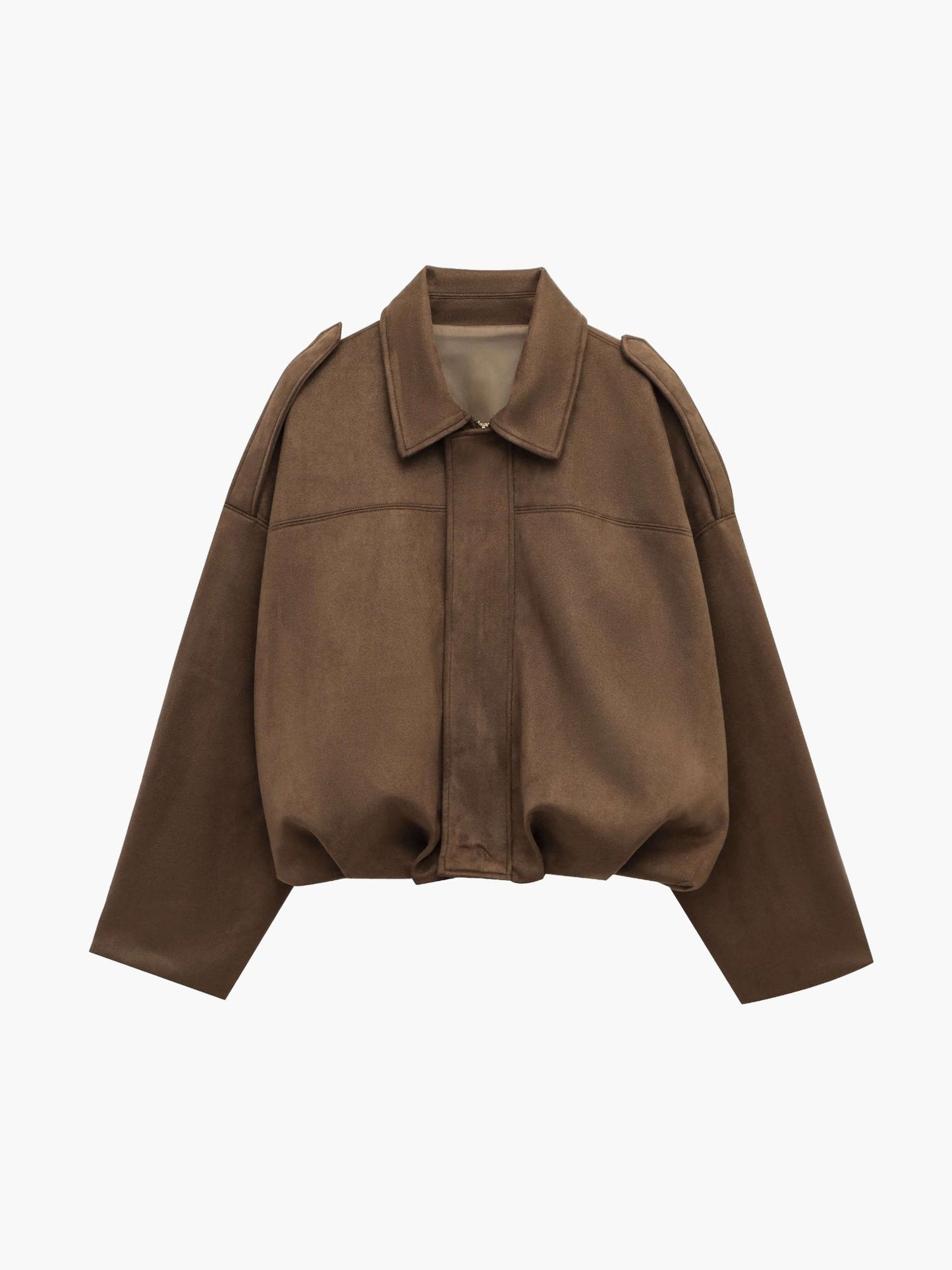 Chaqueta bomber de ante Lara
