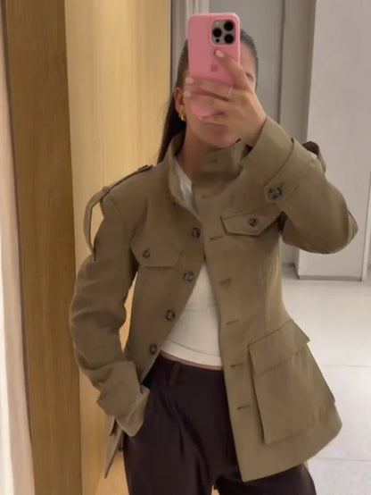 Gabardina entallada Melinda