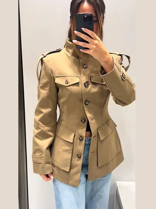 Gabardina entallada Melinda