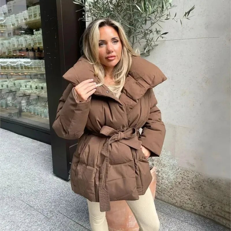 Chaqueta con cinturón Miranda