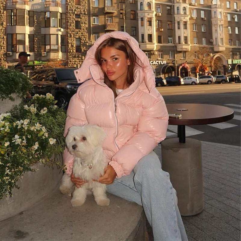 Chaqueta acolchada con capucha Nica