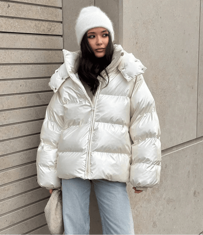 Chaqueta acolchada con capucha Nica