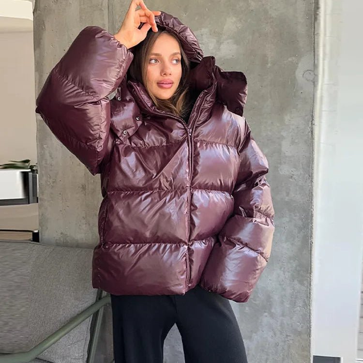 Chaqueta acolchada con capucha Nica