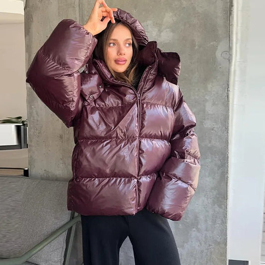 Chaqueta acolchada con capucha Nica