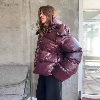Chaqueta acolchada con capucha Nica