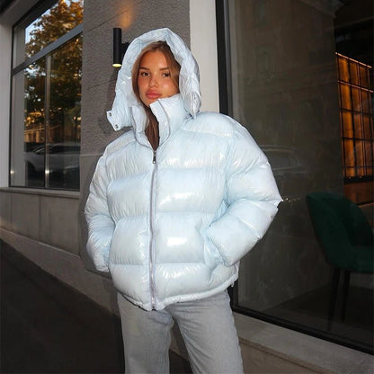 Chaqueta acolchada con capucha Nica