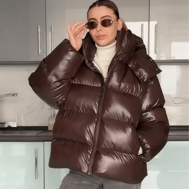 Chaqueta acolchada con capucha Nica
