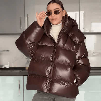 Chaqueta acolchada con capucha Nica
