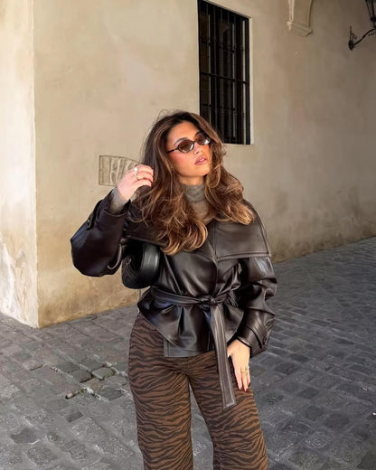 Chaqueta deCuero Nina