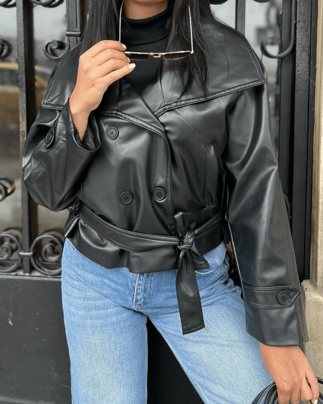 Chaqueta deCuero Nina