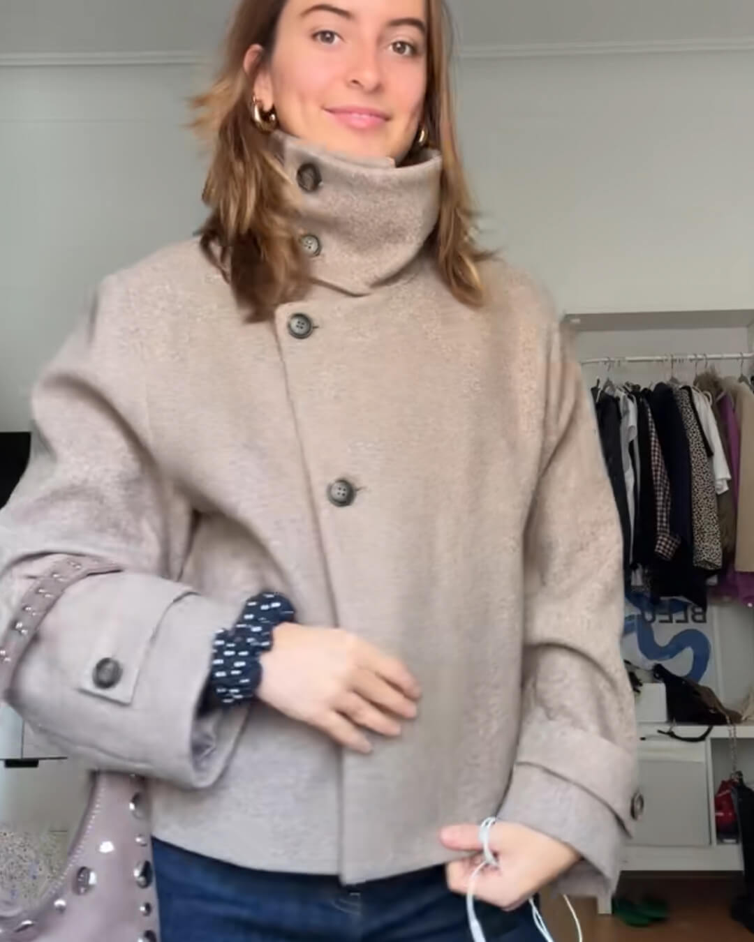 Chaqueta Ramona con cuello alto