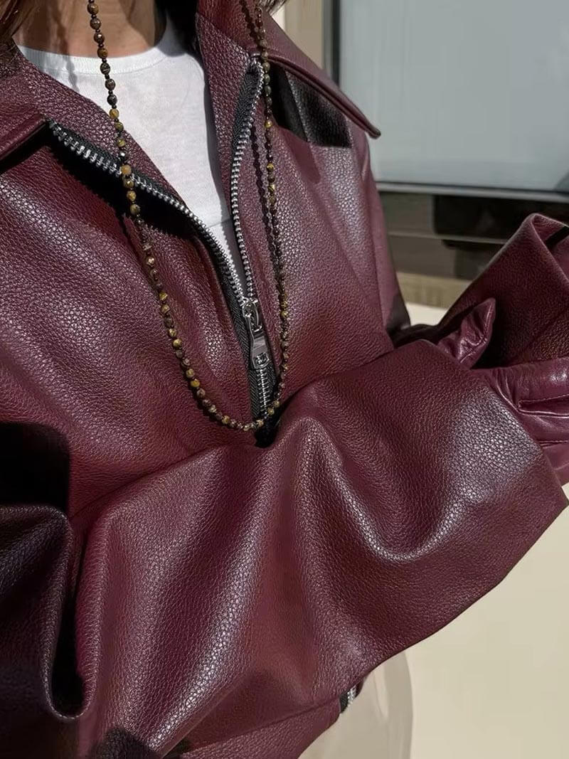 Chaqueta de cuero