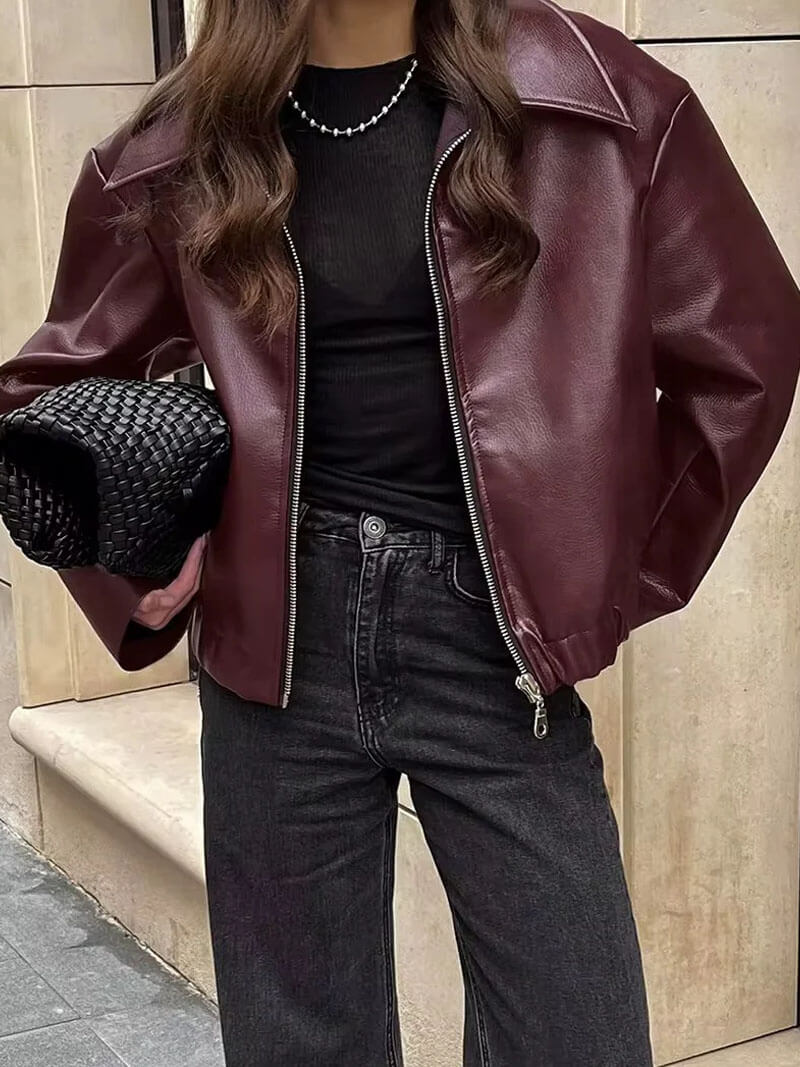 Chaqueta de cuero