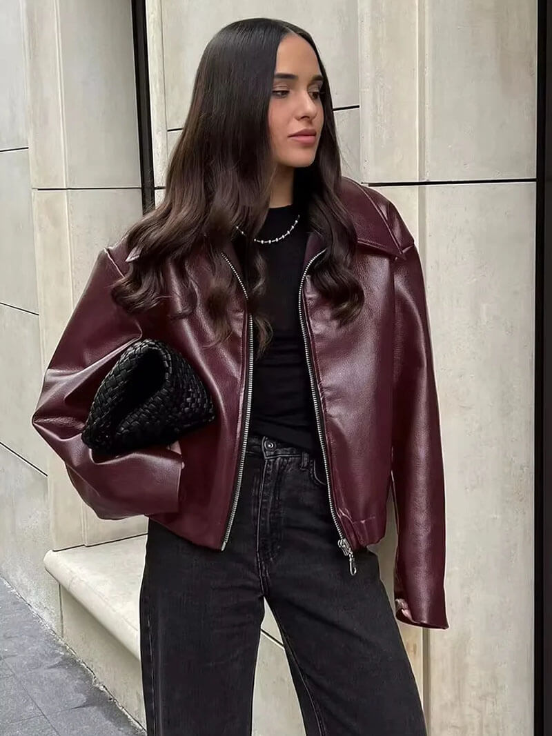 Chaqueta de cuero