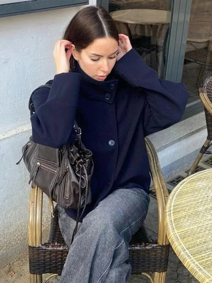 Chaqueta Rosalia con cuello alto