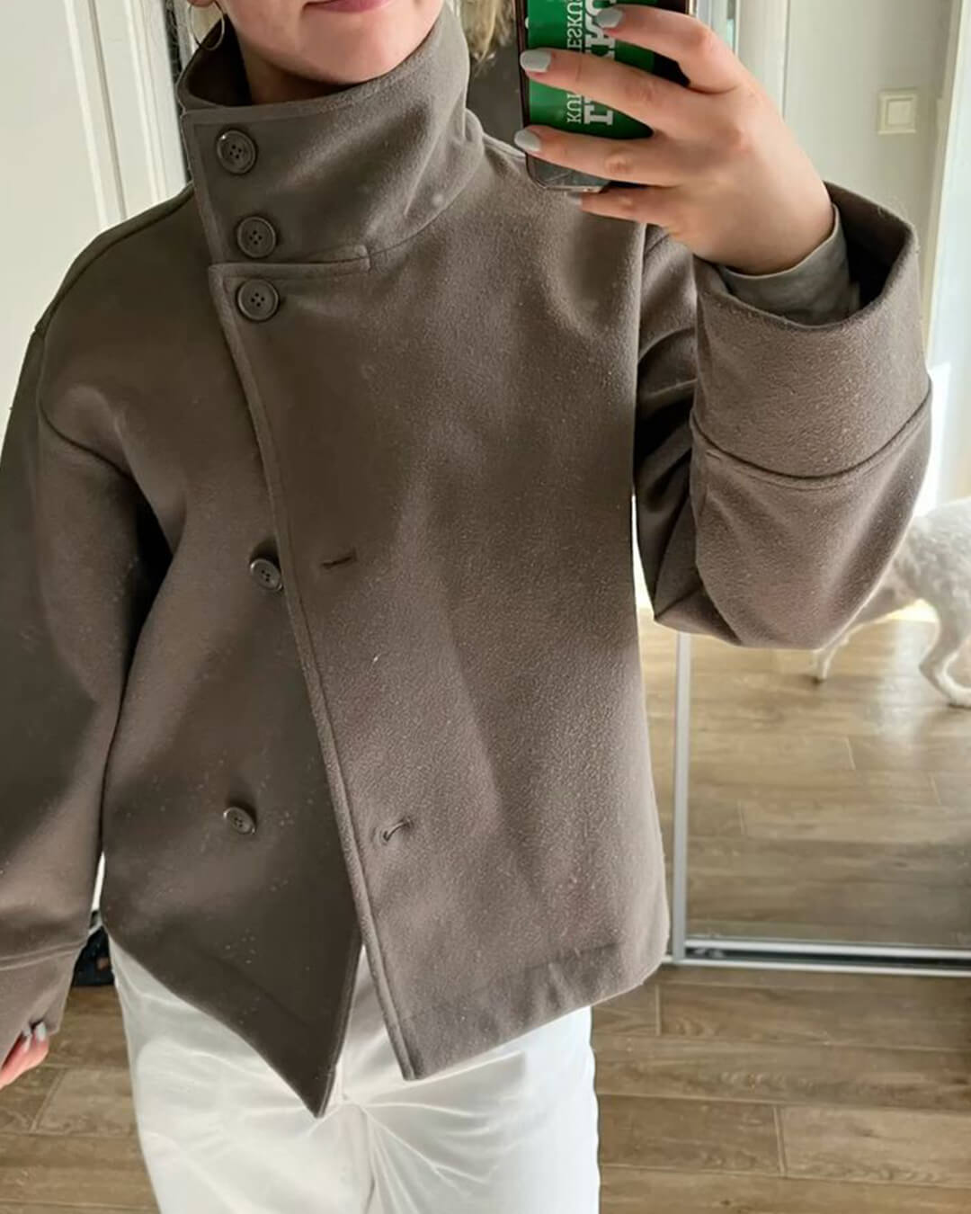Chaqueta Rosalia con cuello alto