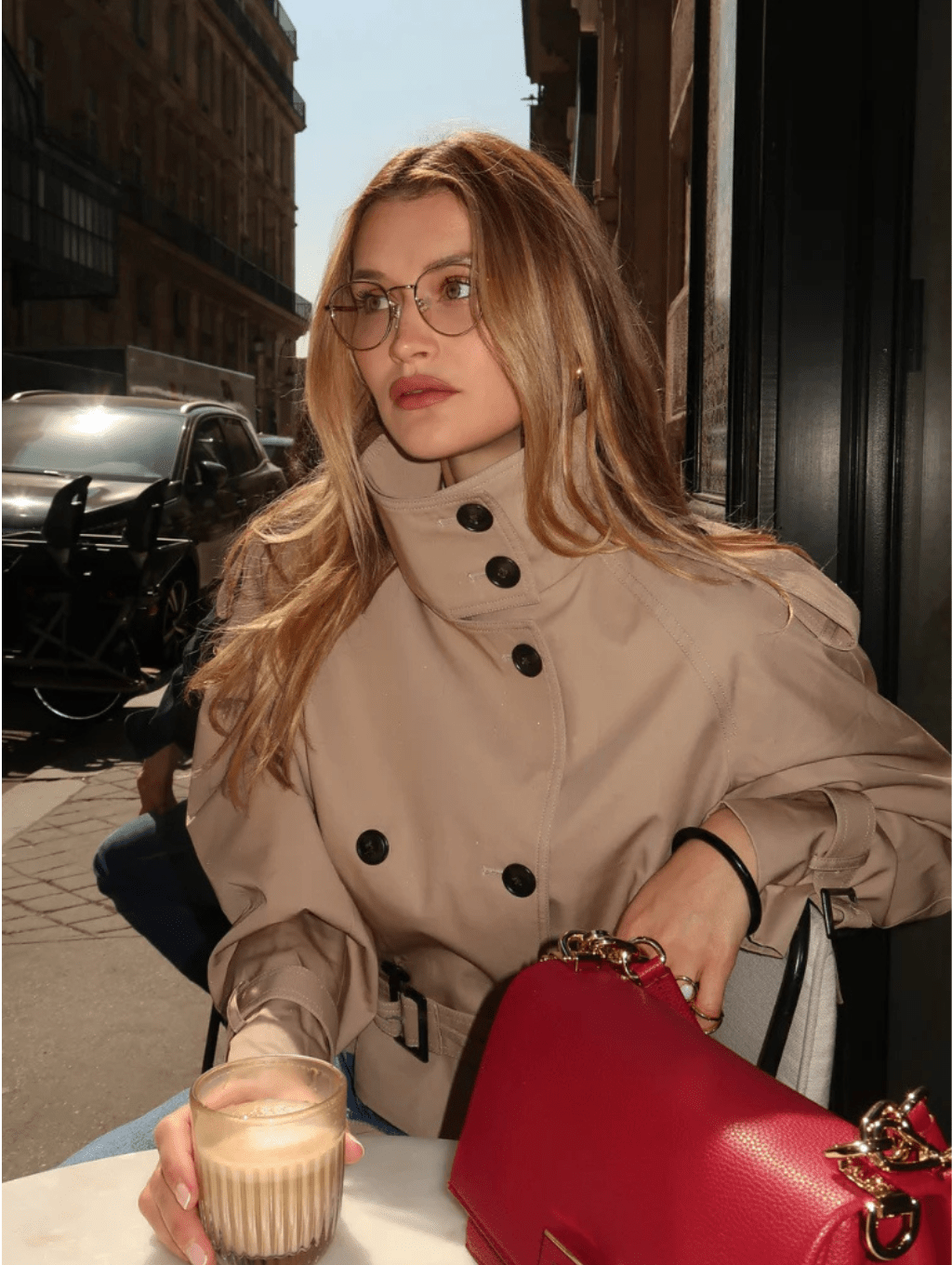 Sofie Gabardina Corta Cropped