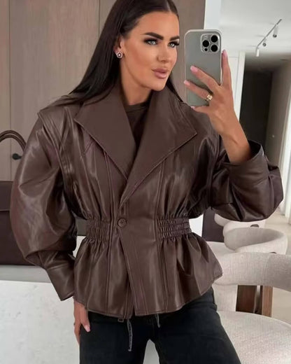 Chaqueta de cuero Stephanie