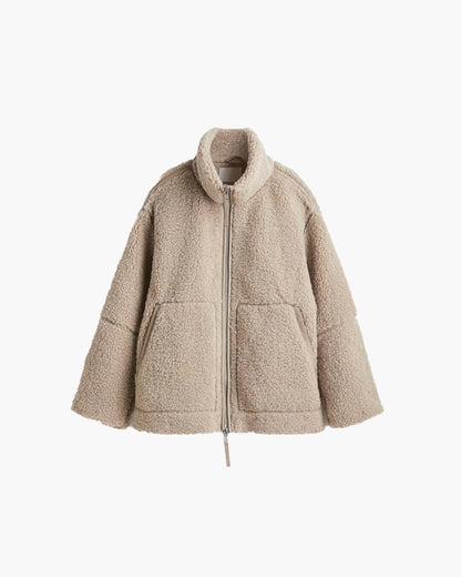 Chaqueta Teddy con Cremallera Susan
