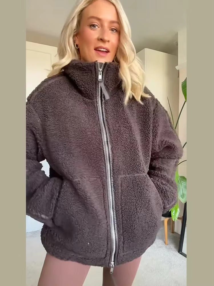 Chaqueta Teddy con Cremallera Susan