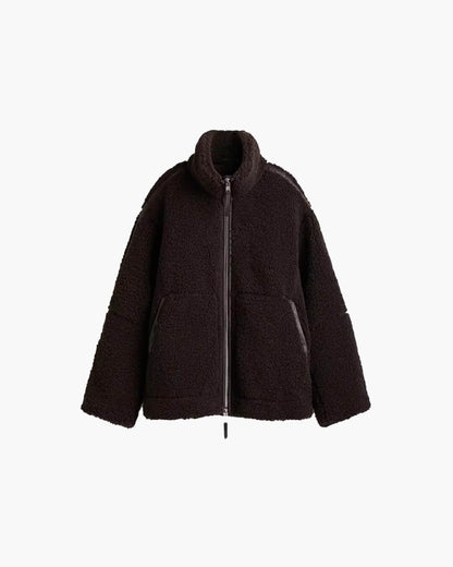 Chaqueta Teddy con Cremallera Susan