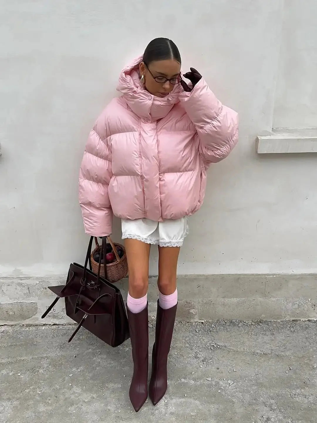 Chaqueta acolchada con capucha Vina