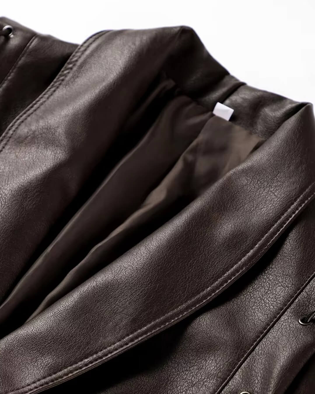 Chaqueta de cuero estilo biker Zyra