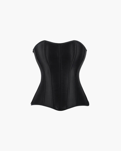 Top corsé satinado Kelly