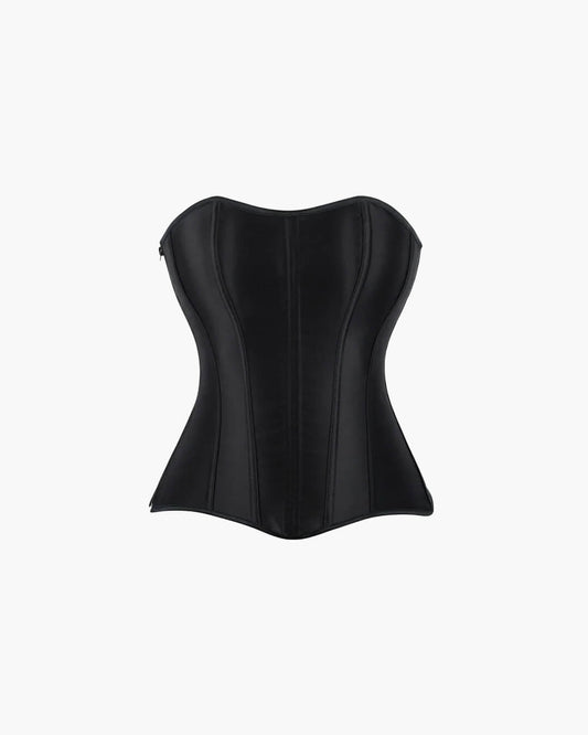 Top corsé satinado Kelly