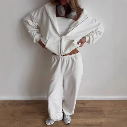 Conjunto de 2 piezas con sudadera extragrande
