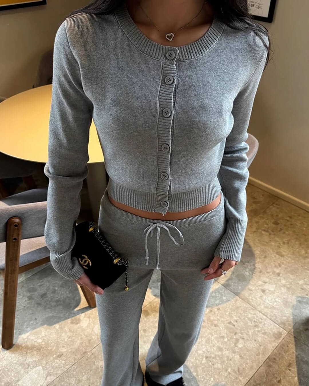 Conjunto de dos piezas de punto Jamilla