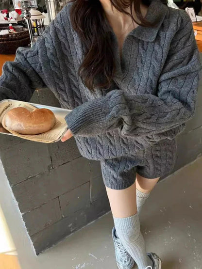 Conjunto de dos piezas Maureen Knit Polo