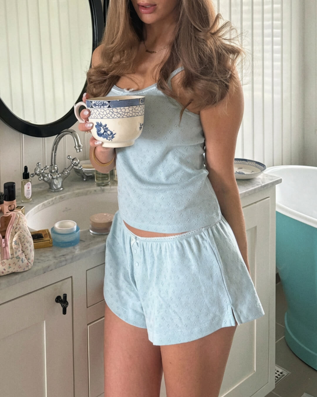 Conjunto de pijama sin mangas Gladys