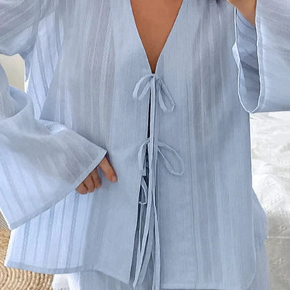 Conjunto de cárdigan y pantalones cortos Julienne