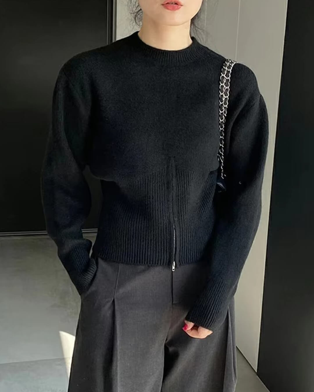 Jersey de cintura estrecha