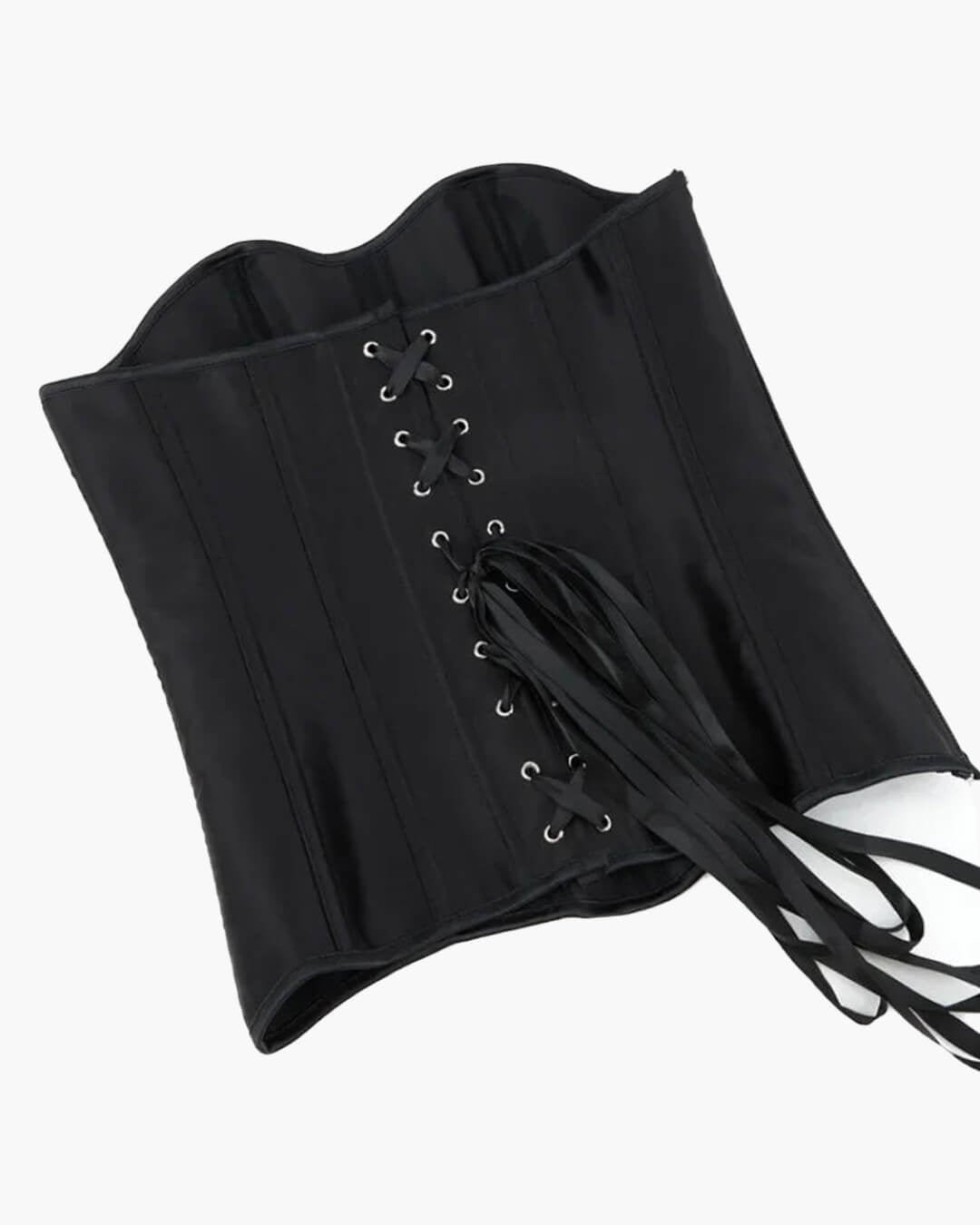 Top corsé satinado Kelly