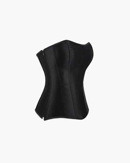 Top corsé satinado Kelly