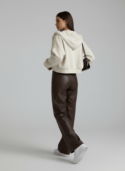 Pantalones de cuero clásicos Cassy