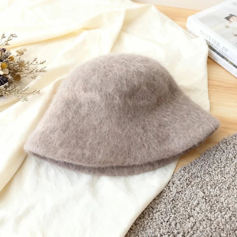 Sombrero de cubo peludo