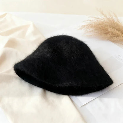 Sombrero de cubo peludo