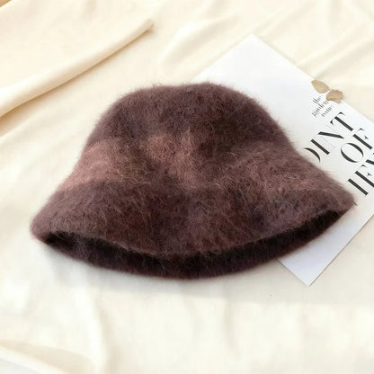 Sombrero de cubo peludo