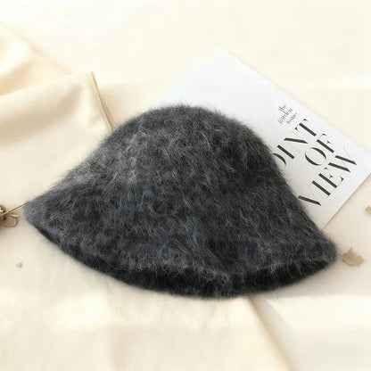 Sombrero de cubo peludo
