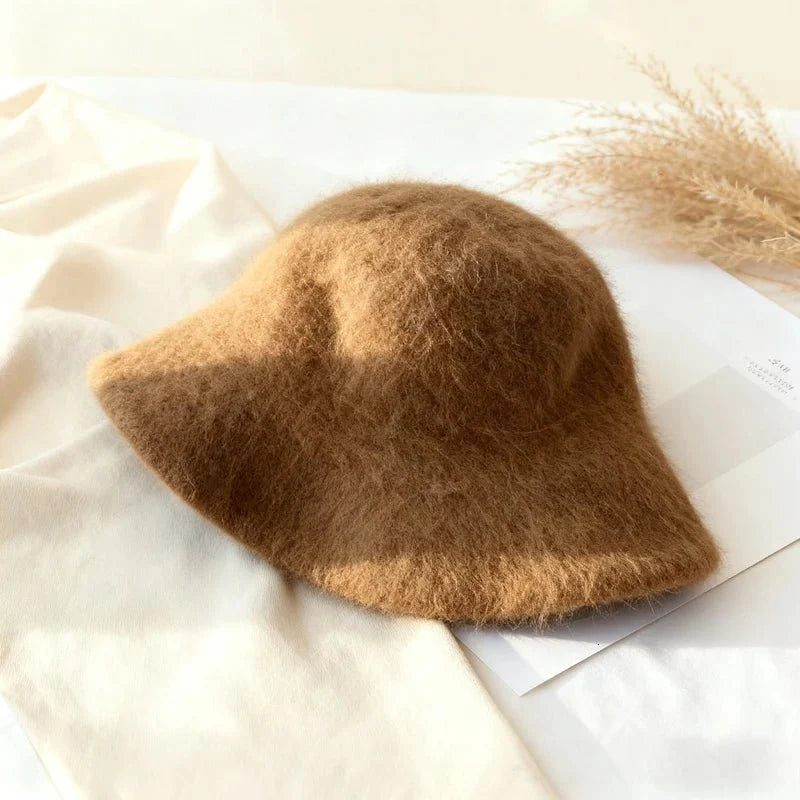 Sombrero de cubo peludo