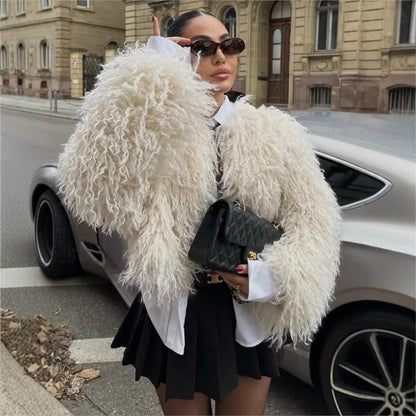 Chaqueta Mullida de piel