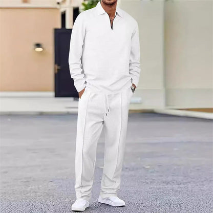 Conjunto sudadera y pantalón de corte recto